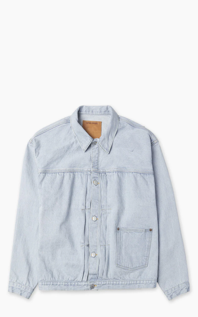 Denim Tracker 1P Jacket Indigo Ice Wash