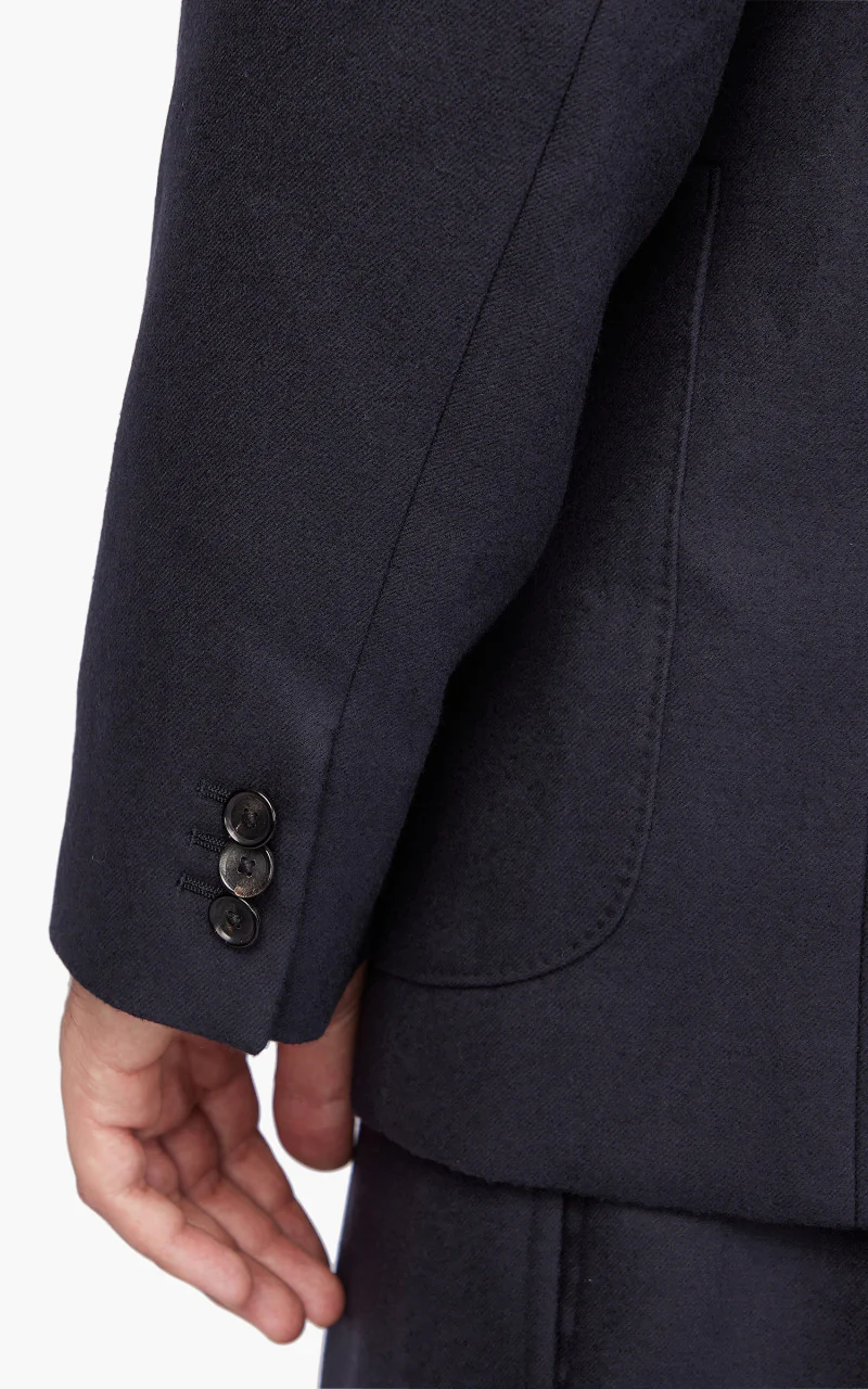Kaptain Sunshine Double Breasted Jacket Navy - Image 7