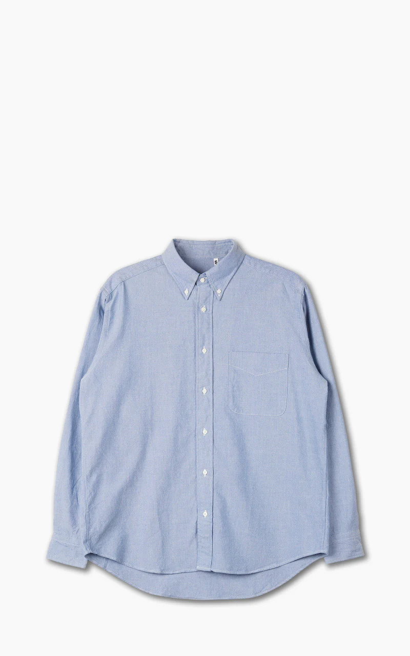 Kaptain Sunshine Finx Dungarees Polo Collar Shirt Blue
