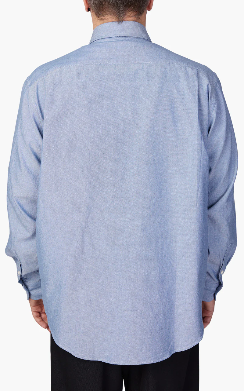 Kaptain Sunshine Finx Dungarees Polo Collar Shirt Blue - Image 6