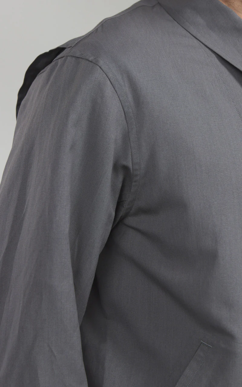 Kaptain Sunshine Fly Blouson Top Grey - Image 5