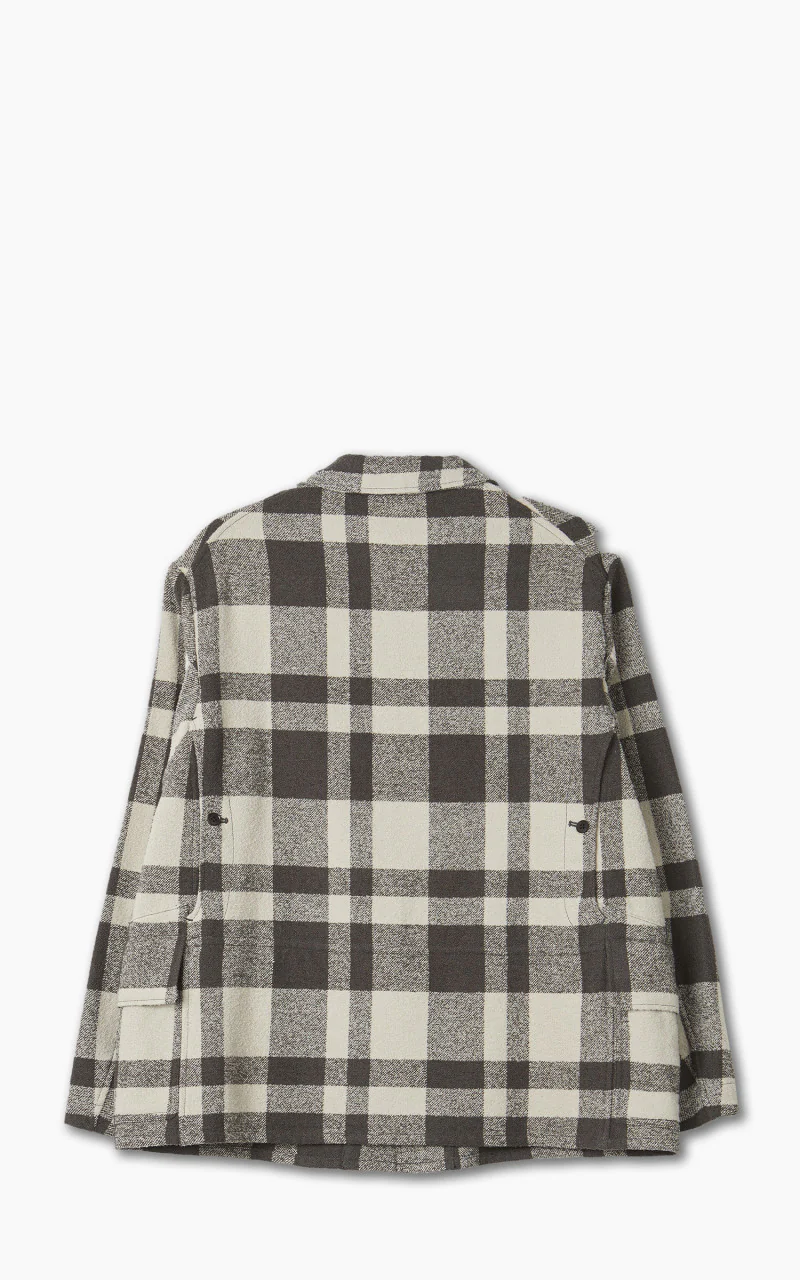 Kaptain Sunshine Hunter Jacket Wool/Linen Beige Brown - Image 3