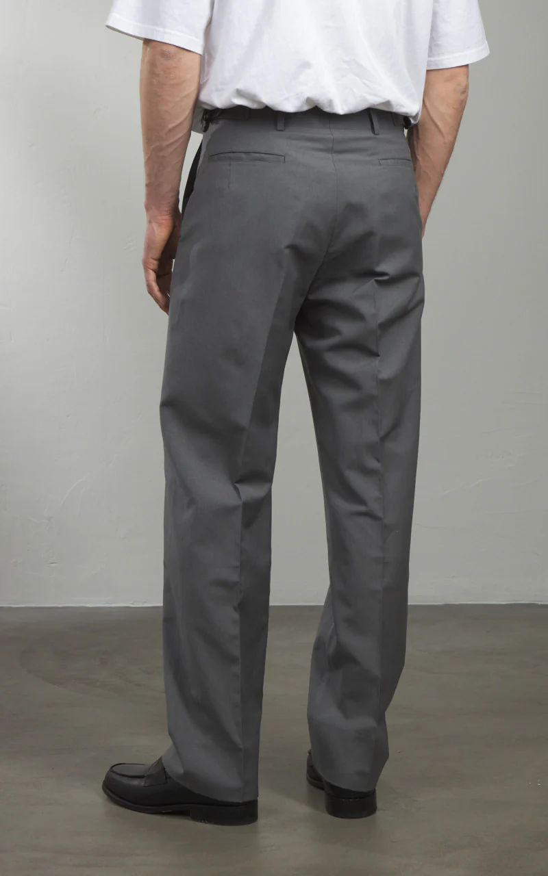 Kaptain Sunshine Scottish Sideseamless Trousers Top Grey - Image 4