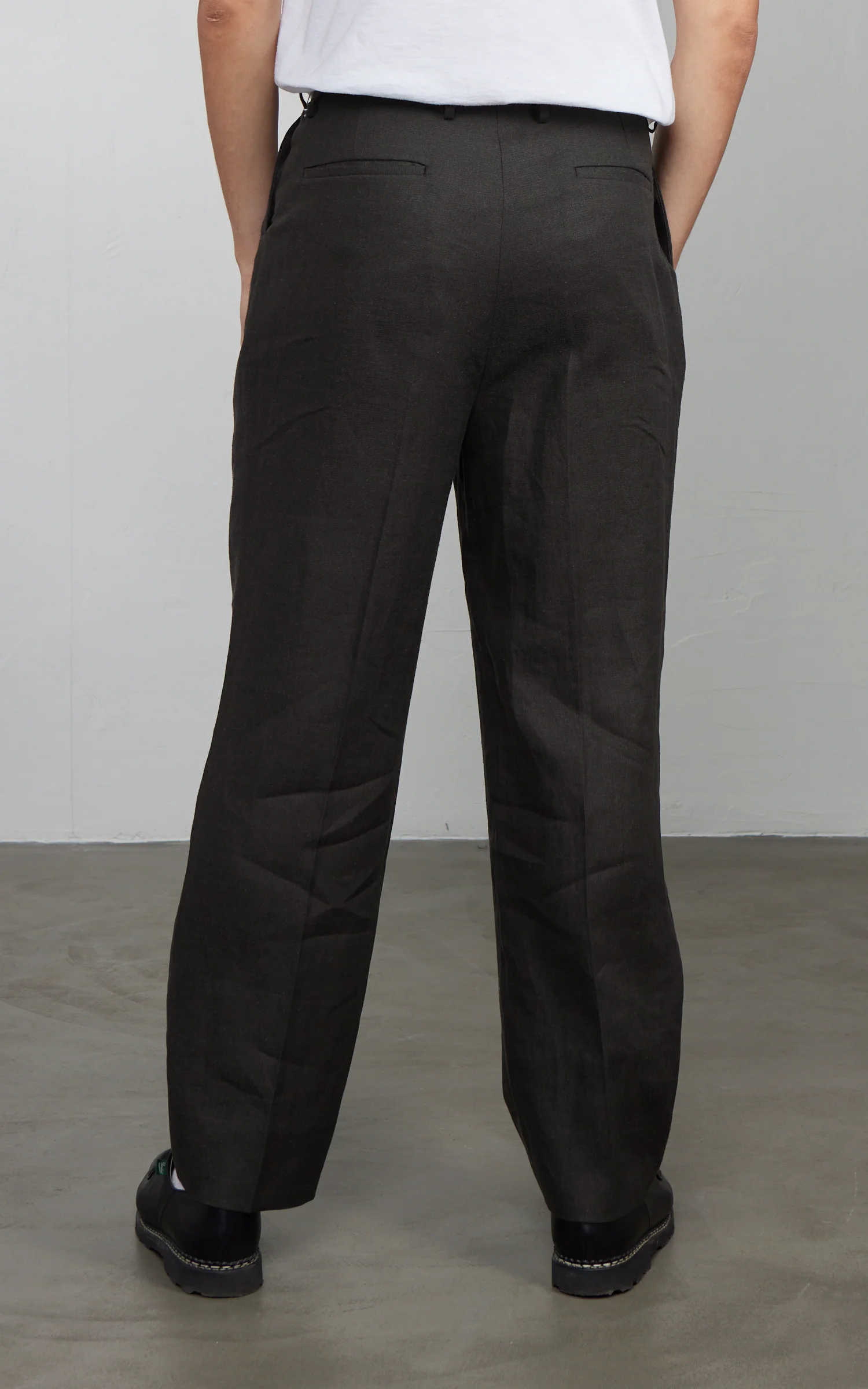 Kaptain Sunshine Shoecut Slacks Ink Black - Image 6