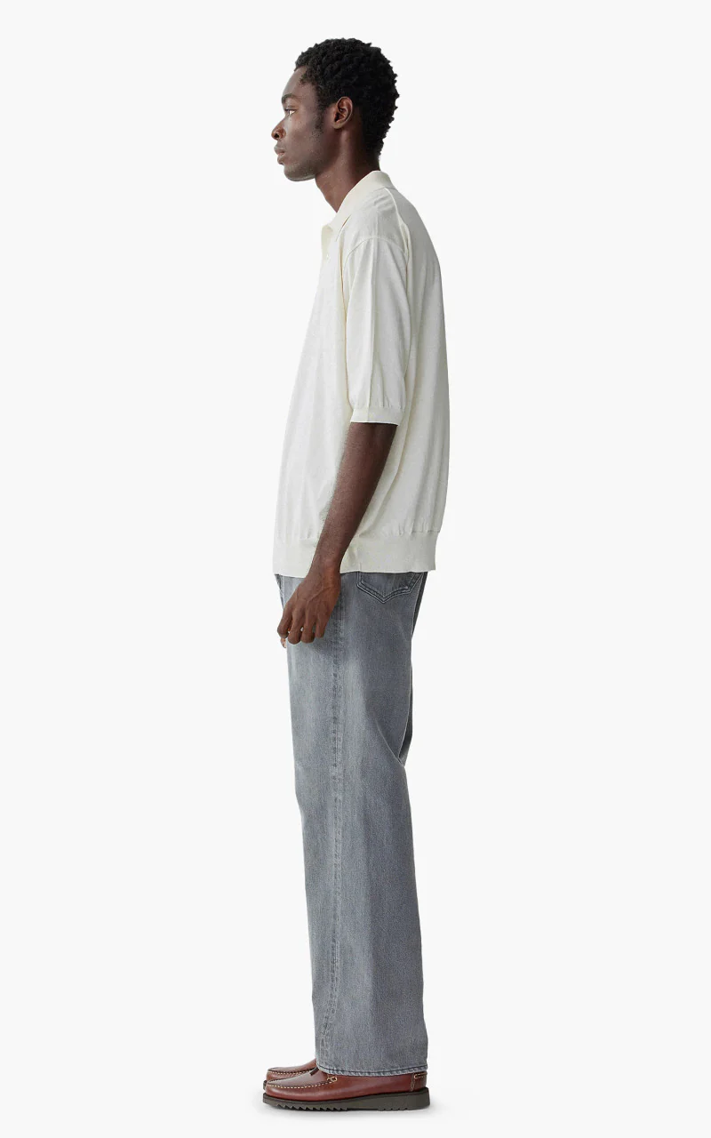 Kaptain Sunshine Skate Shoecut Denim Pants Black Vintage Wash - Image 6