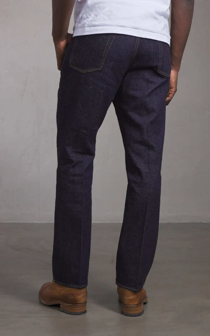 Kaptain Sunshine Skate Shoecut Denim Pants One Wash Indigo - Image 4