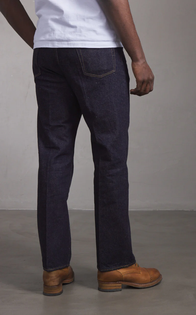 Kaptain Sunshine Skate Shoecut Denim Pants One Wash Indigo - Image 5