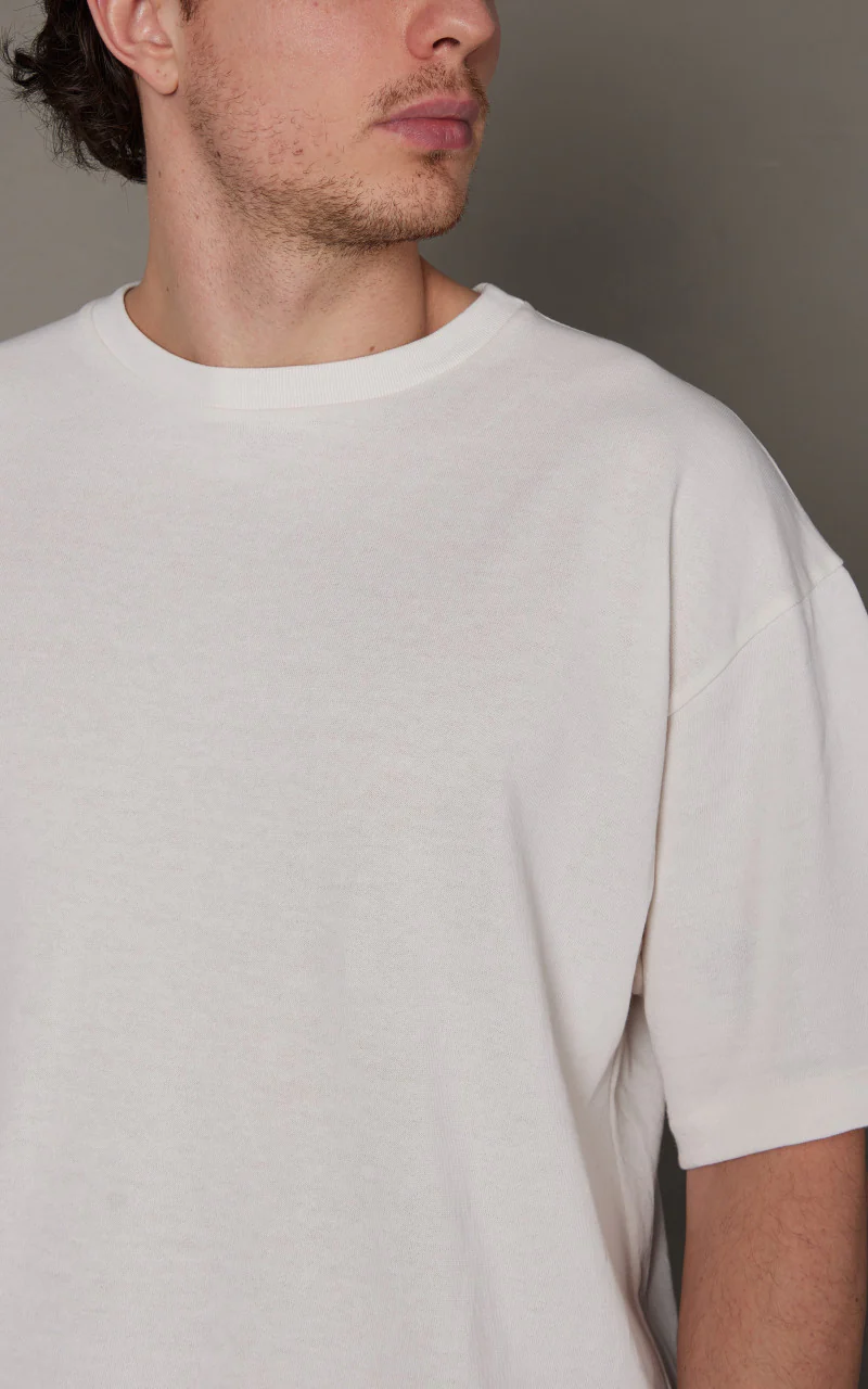 Kaptain Sunshine Suvin Plating S/S Tee Ecru - Image 4