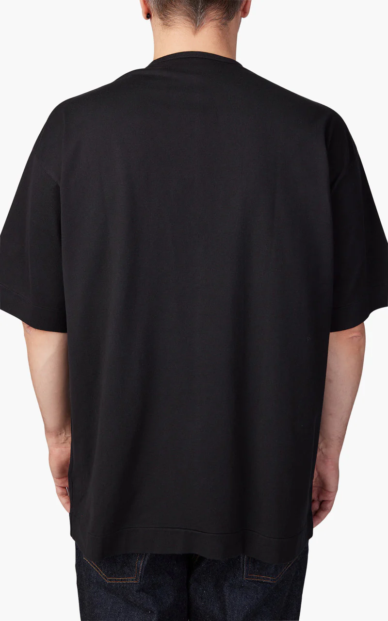 Kaptain Sunshine Suvin Supima Tube Henleyneck Tee Light Black - Image 6