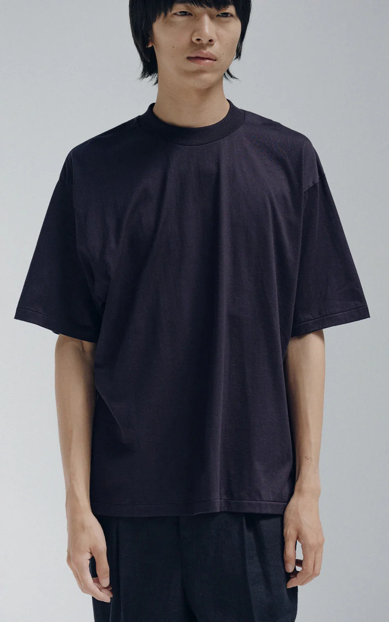 Kaptain Sunshine Suvin Supima Tube Tee Light Navy - Image 3