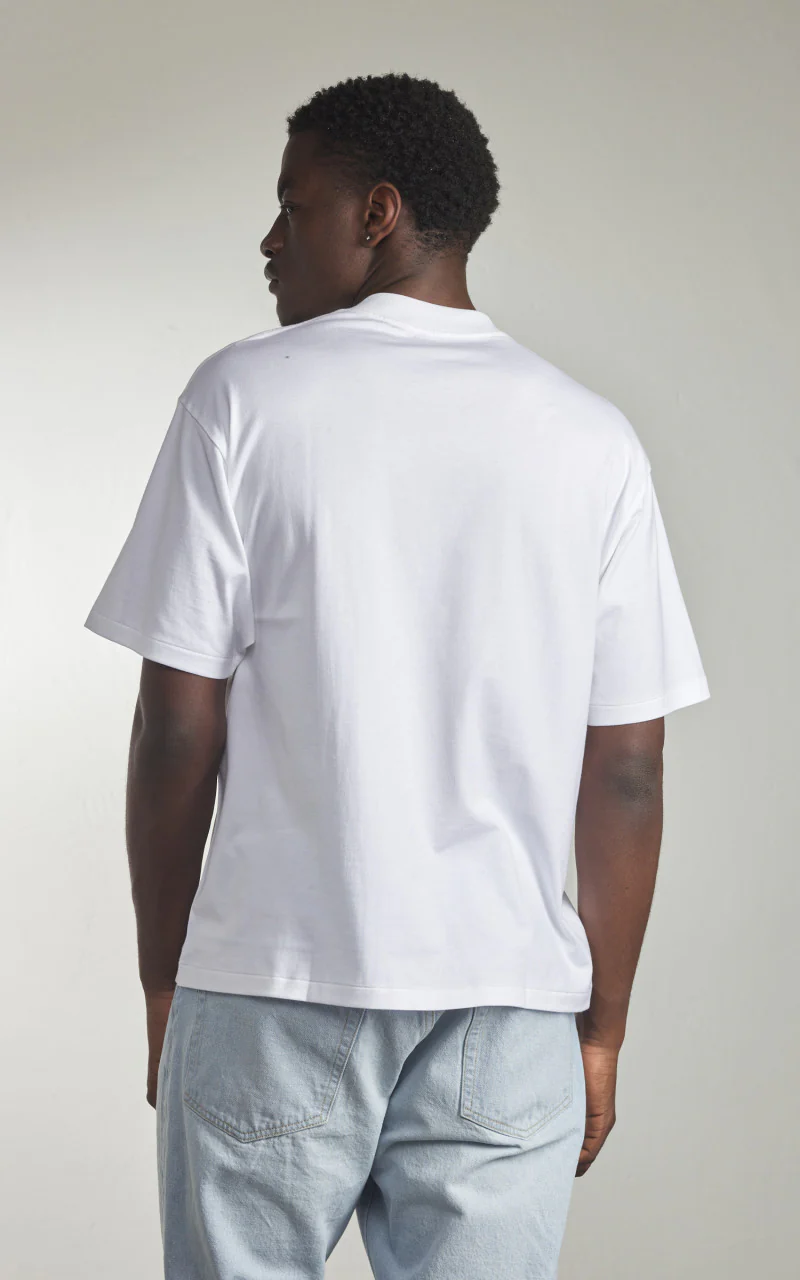 Kaptain Sunshine Suvin Supima Tube Tee Light White - Image 4