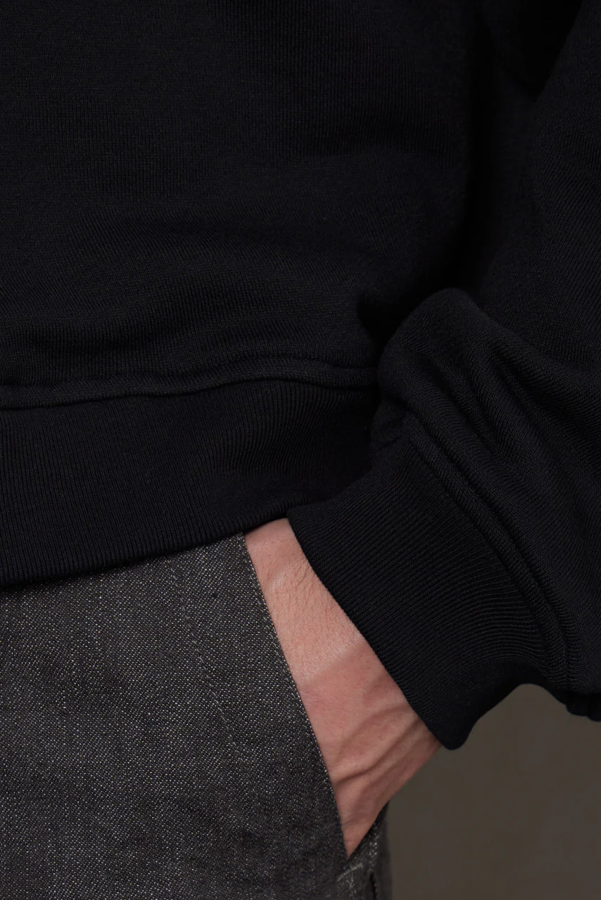 Kaptain Sunshine Suvin Sweat Crewneck Pullover Ink Black - Image 5