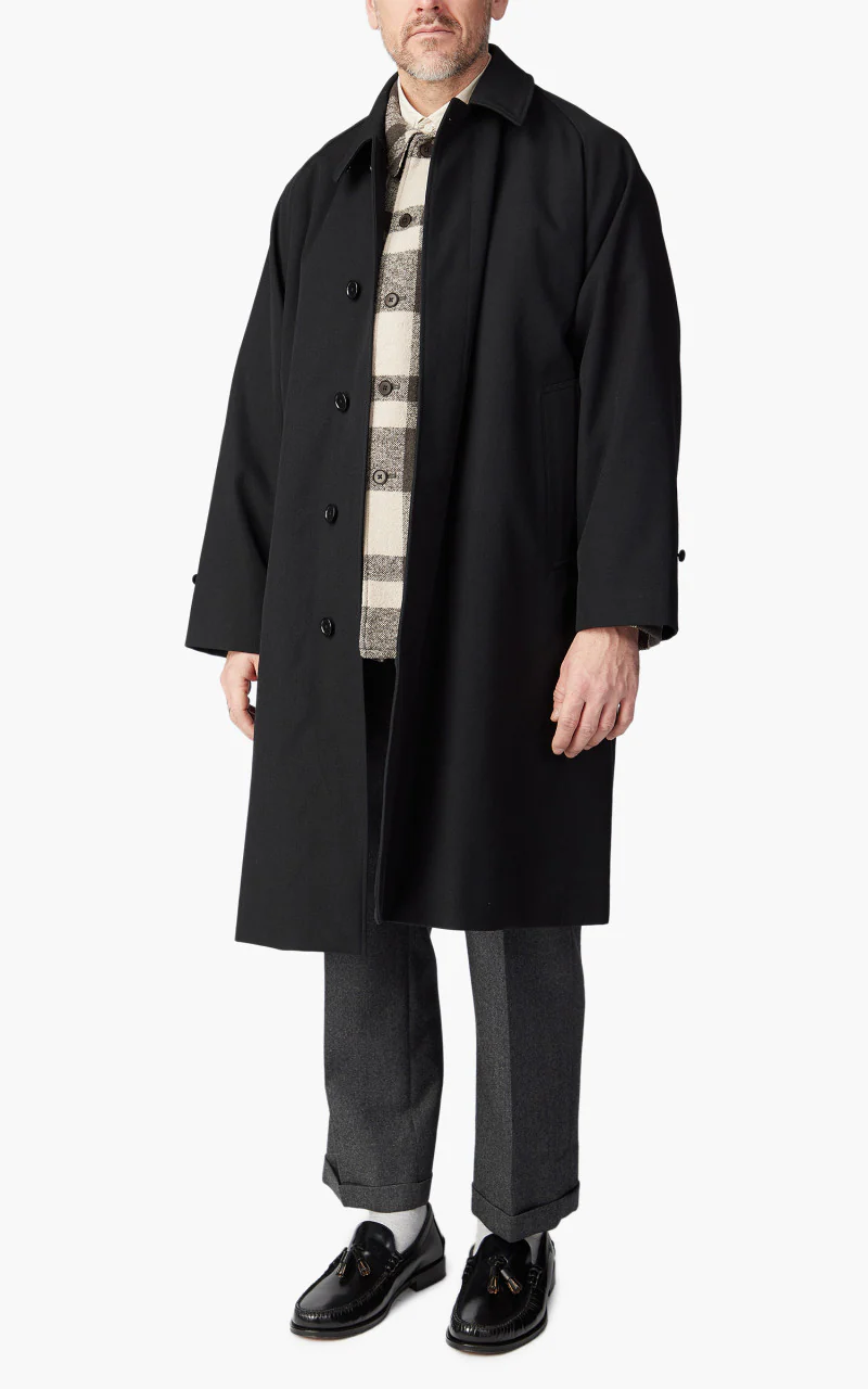 Kaptain Sunshine Walker Coat Black - Image 4