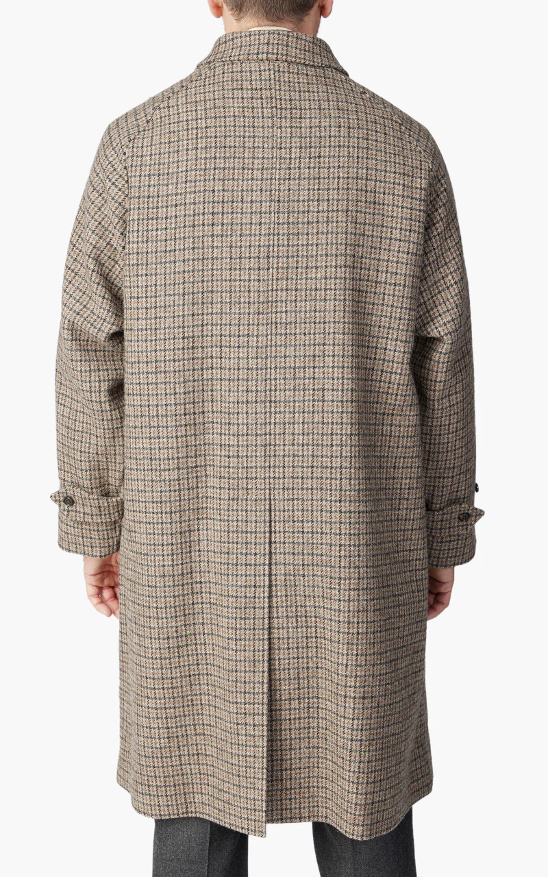 Kaptain Sunshine Walker Coat Gunclub Plaid Grey - Image 5