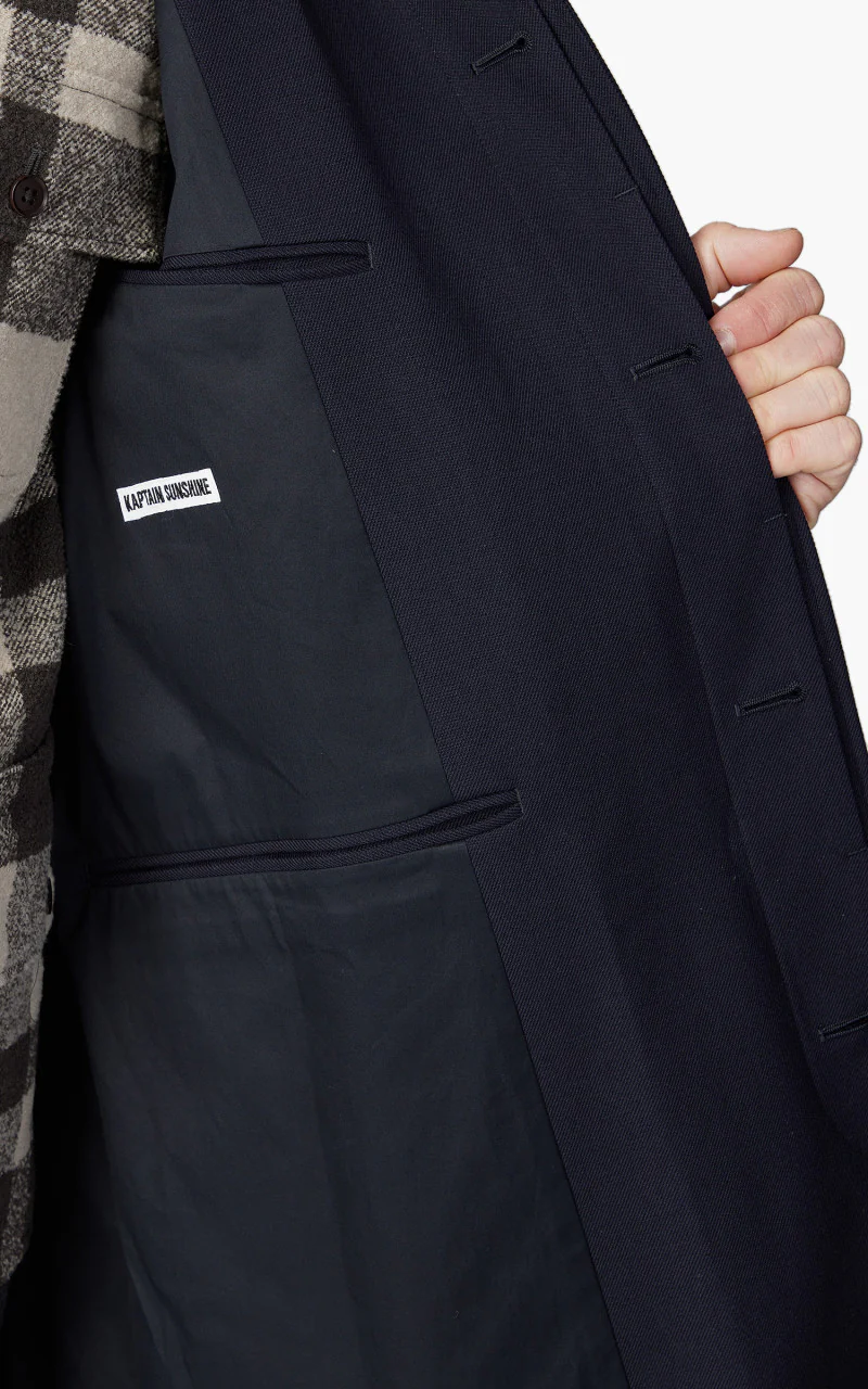 Kaptain Sunshine Walker Coat Navy - Image 9