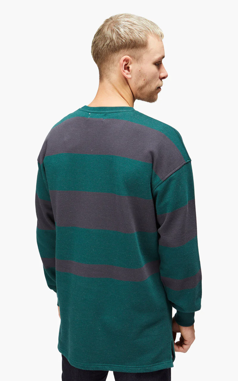 Karhu Uni Striped Sweatshirt June Bug/India Ink - Image 4