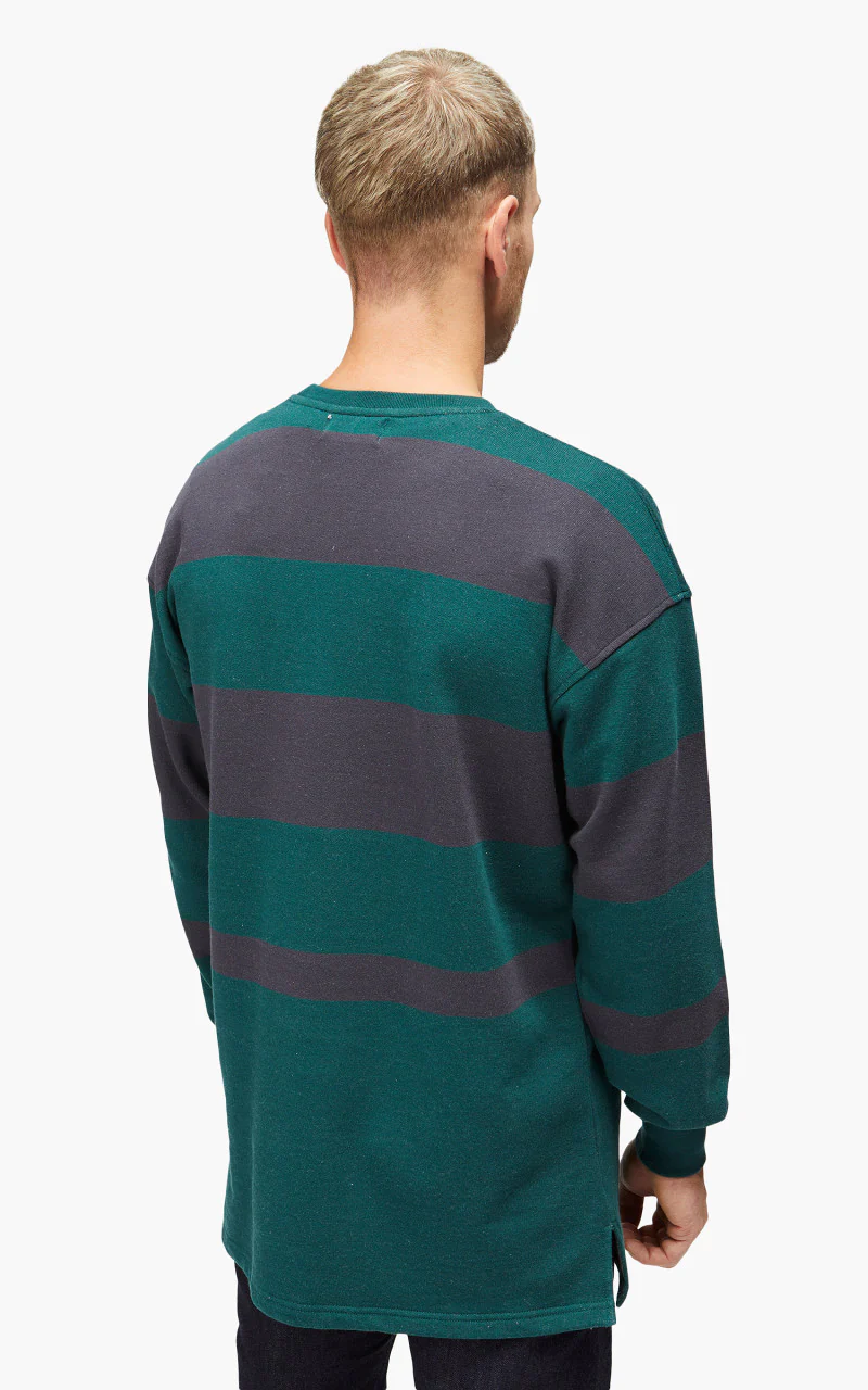 Karhu Uni Striped Sweatshirt June Bug/India Ink - Image 5