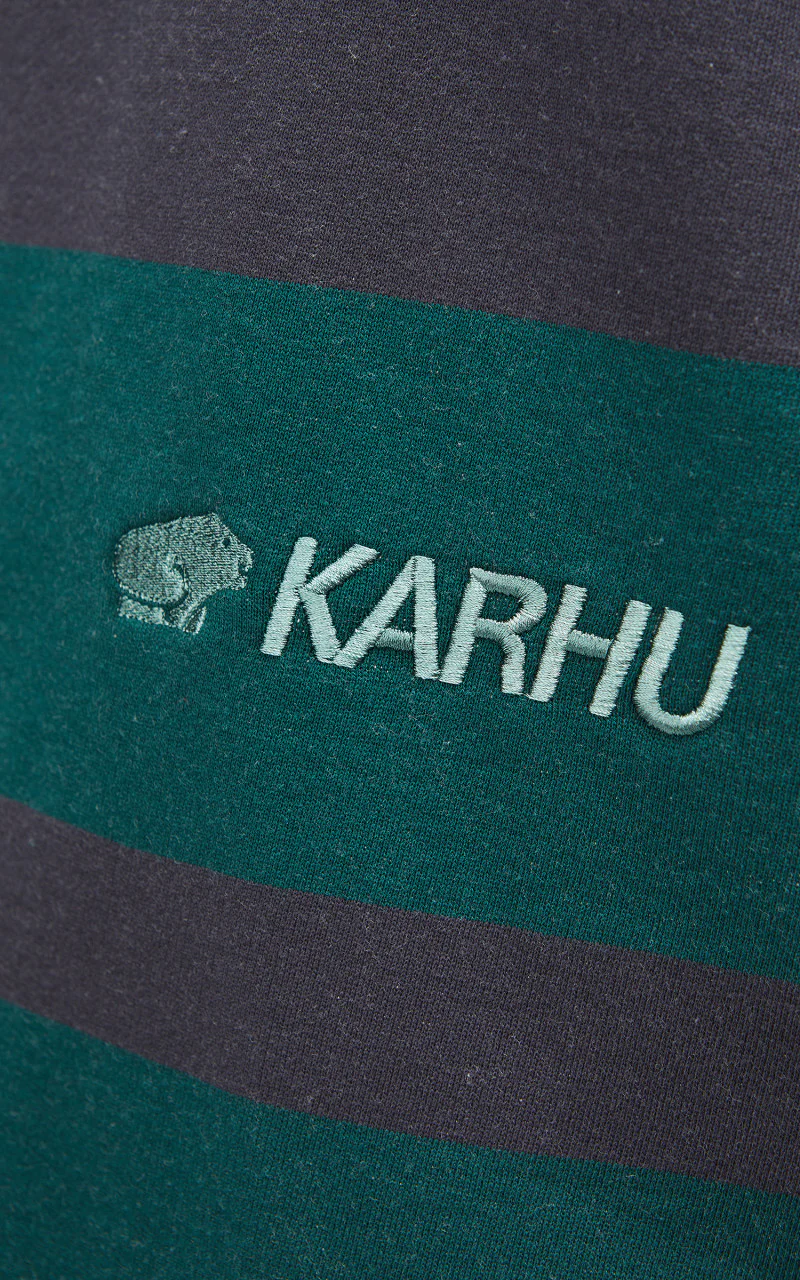 Karhu Uni Striped Sweatshirt June Bug/India Ink - Image 6