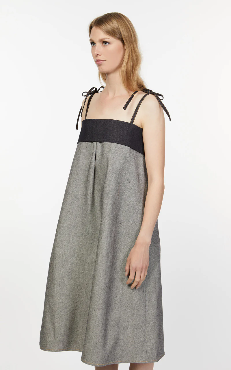 KIMHEKIM Carrie Strap Midi Dress Indigo - Image 5