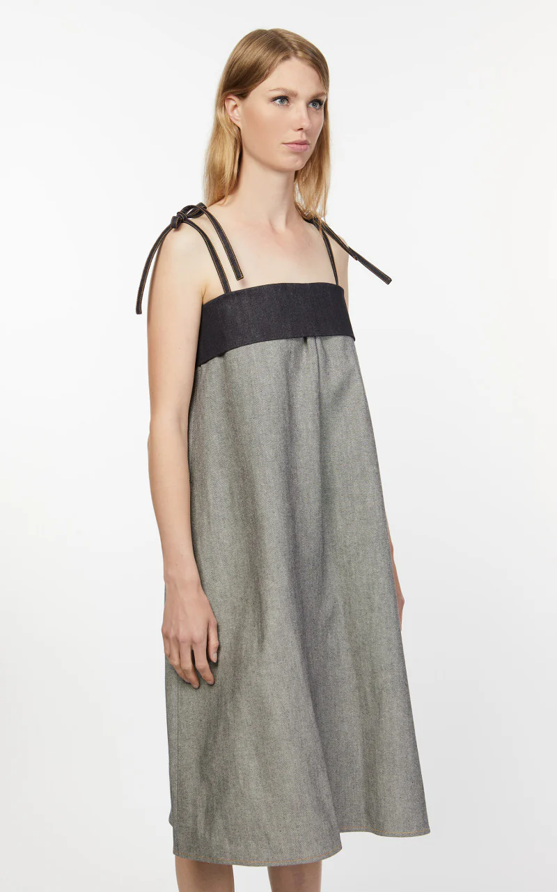 KIMHEKIM Carrie Strap Midi Dress Indigo - Image 6
