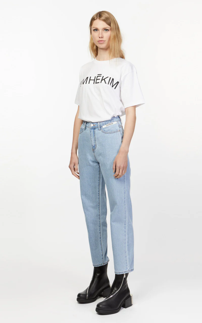 KIMHEKIM Label Boy Friend Denim Sky Blue - Image 3