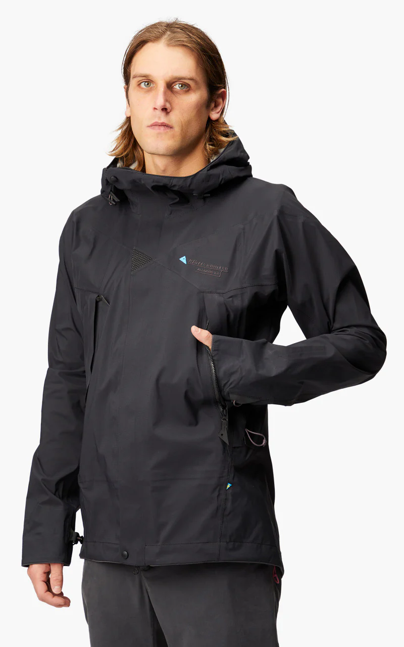 Klättermusen Allgrön 2.0 Cutan® Waterproof Jacket Raven Black - Image 4