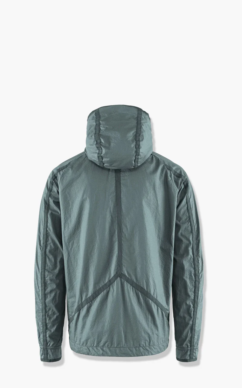 Klättermusen Ansur Hooded Wind Jacket Stone Blue - Image 2