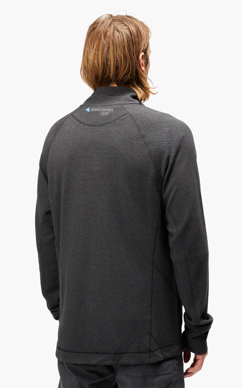 Klättermusen Huge Half Zip Sweater Raven-White Clay - Image 6