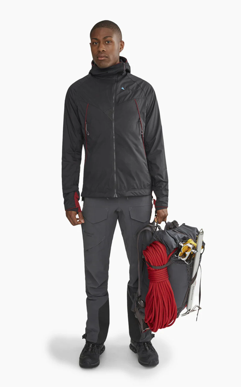 Klättermusen Vale Mid Layer Hoodie Jacket Black - Image 2
