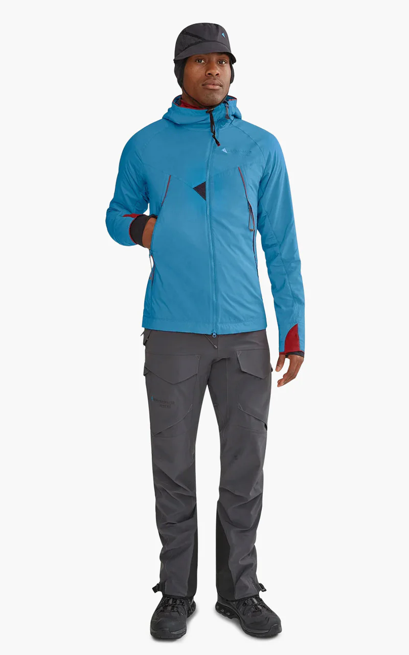 Klättermusen Vale Mid Layer Hoodie Jacket Blue Sapphire - Image 2