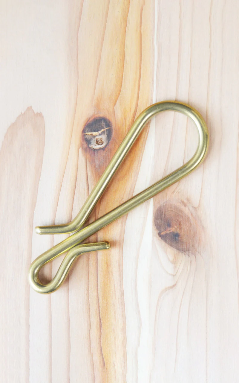 Kobashi Studio B83H12 Wire Rolled Key Hook Brass - Image 2