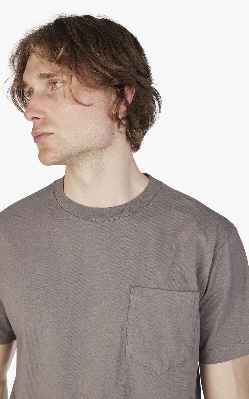 Lady White Co. Balta Pocket Tee Dust Grey - Image 5