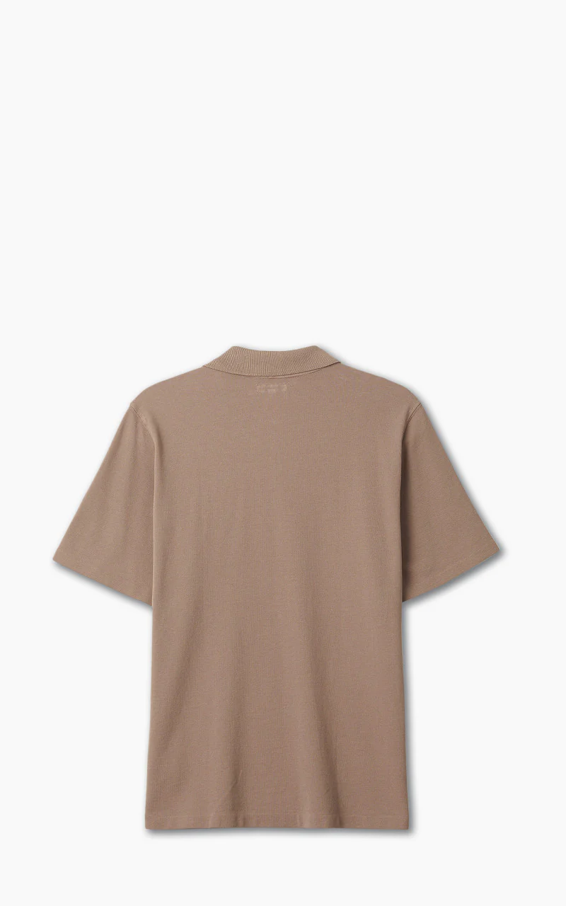 Lady White Co. S/S Two Button Polo Dried Rose - Image 3