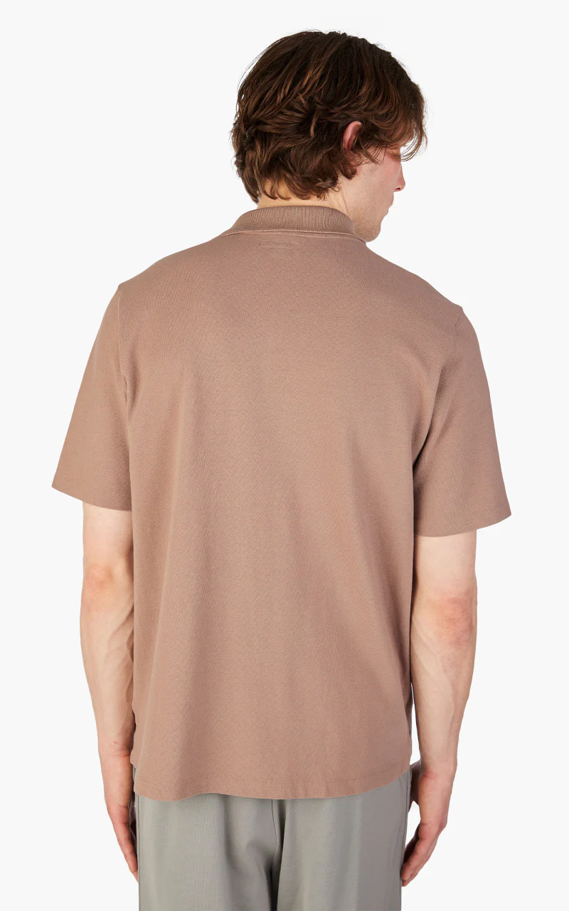 Lady White Co. S/S Two Button Polo Dried Rose - Image 6