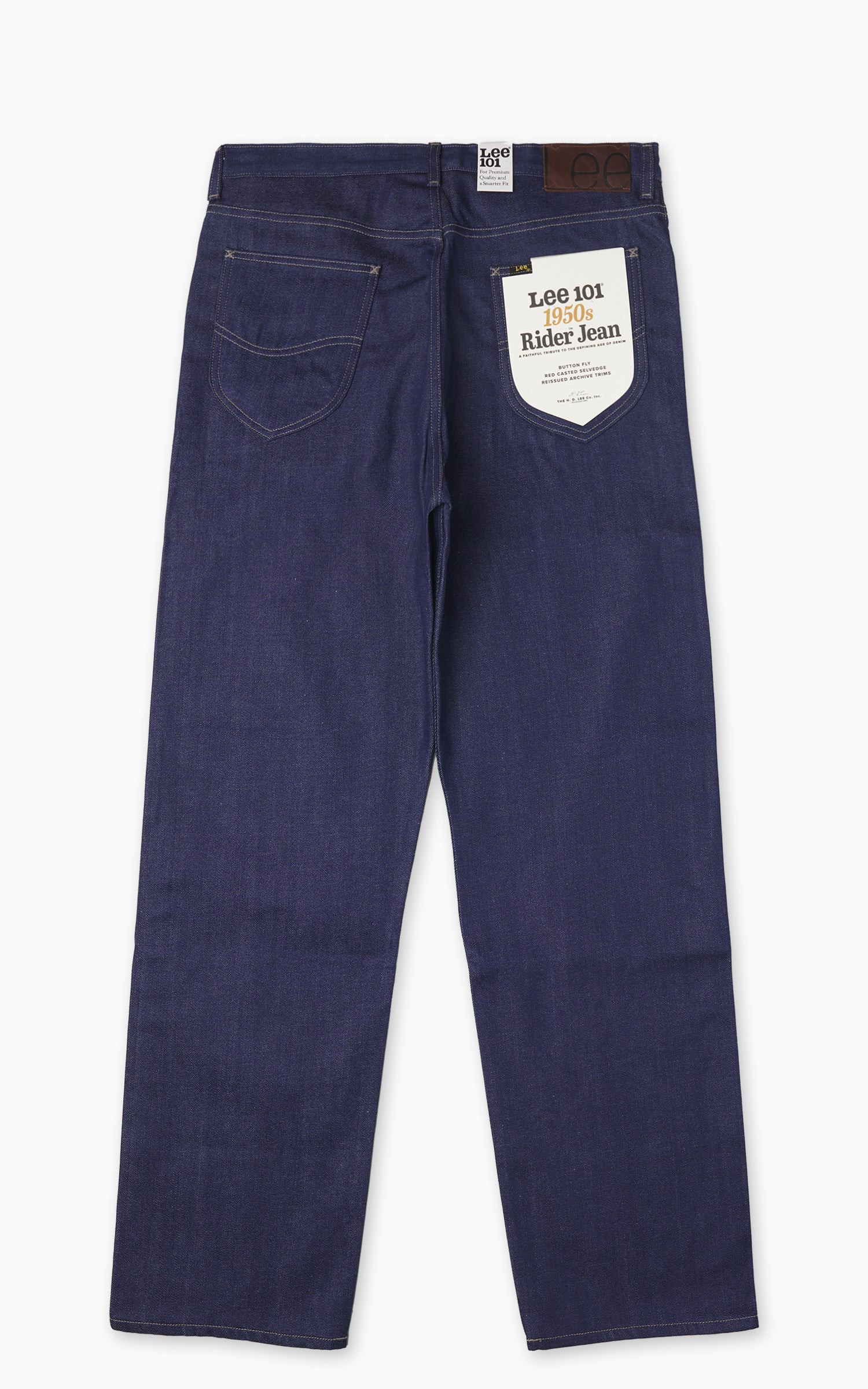 Lee 101 101 50's Rider Relaxed Jean Dry Red Cast Indigo - Image 3