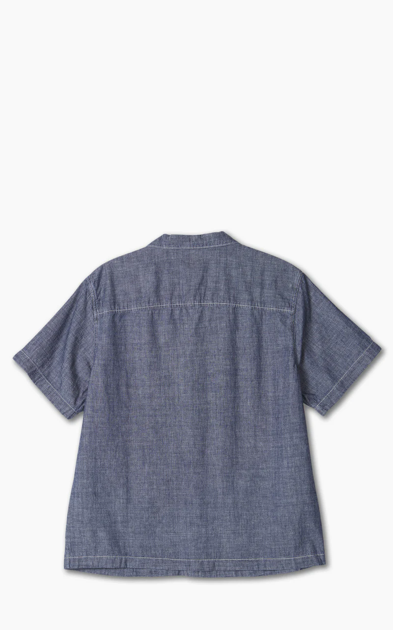 Lee 101 101 Camp Shirt Selvedge Mid Indigo - Image 3