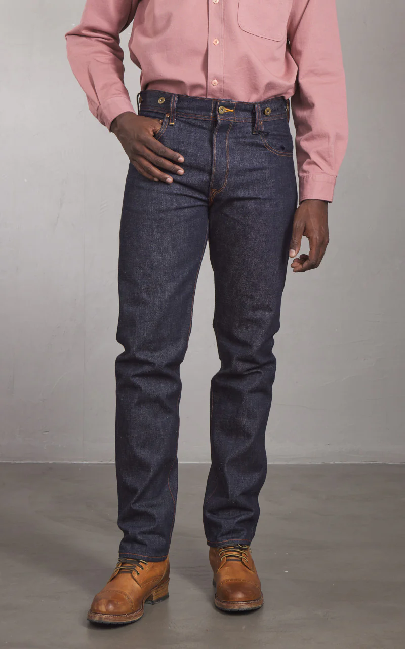 Lee 101 101 Cowboy Pant Dry Selvedge Indigo 15oz - Image 3