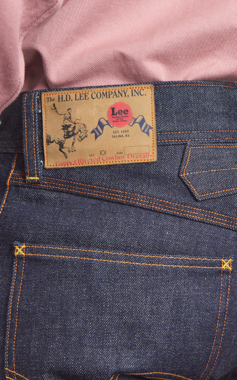 Lee 101 101 Cowboy Pant Dry Selvedge Indigo 15oz - Image 7