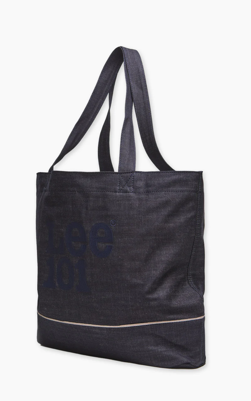 Lee 101 101 Denim Tote Bag Dry Blue - Image 5
