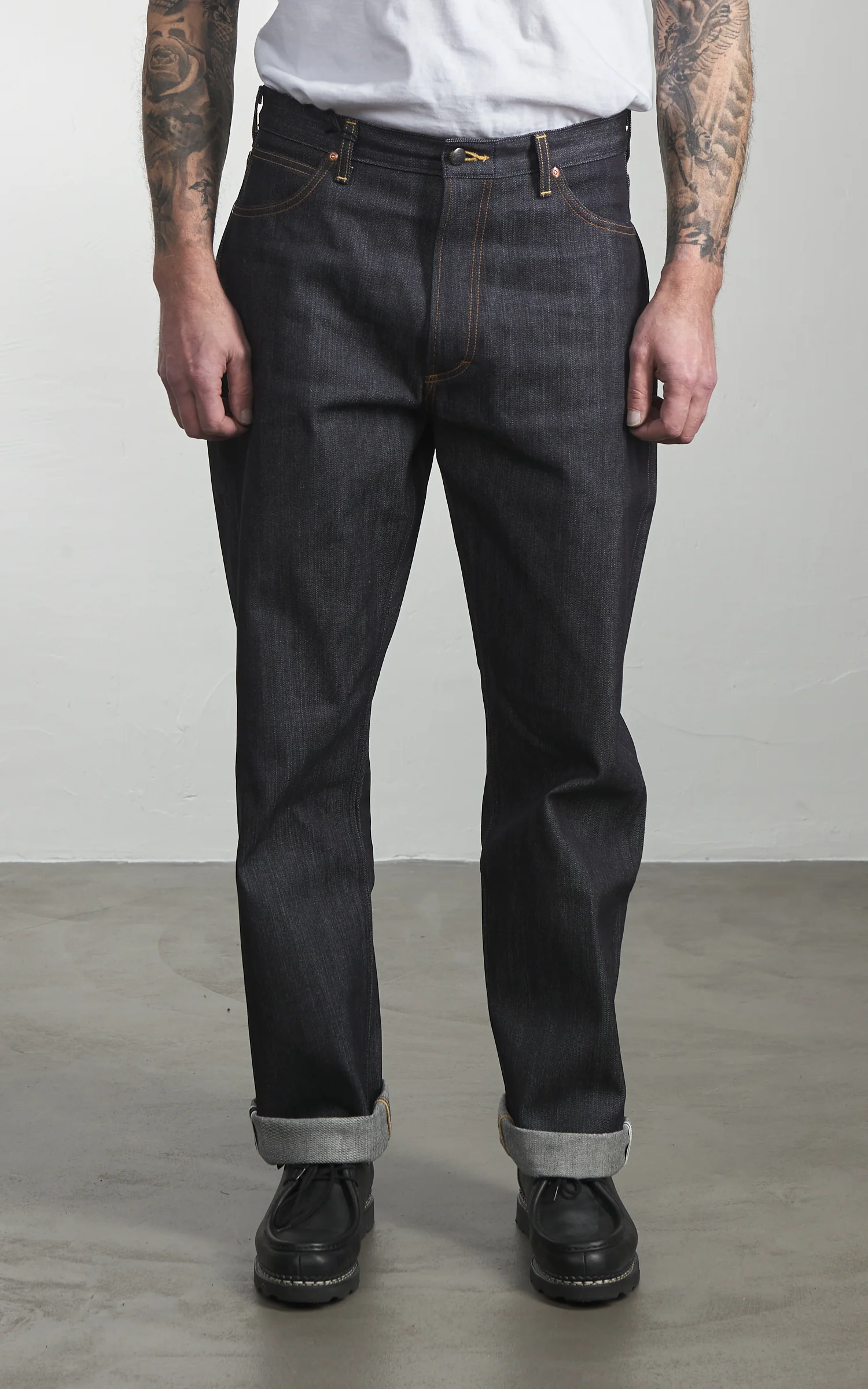 Lee 101 101 L Jeans Selvedge Dry Blue 14.75oz - Image 2