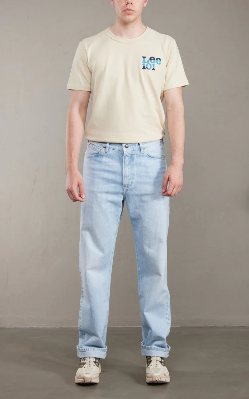 Lee 101 101 L Selvedge Jeans Cool Beach - Image 2