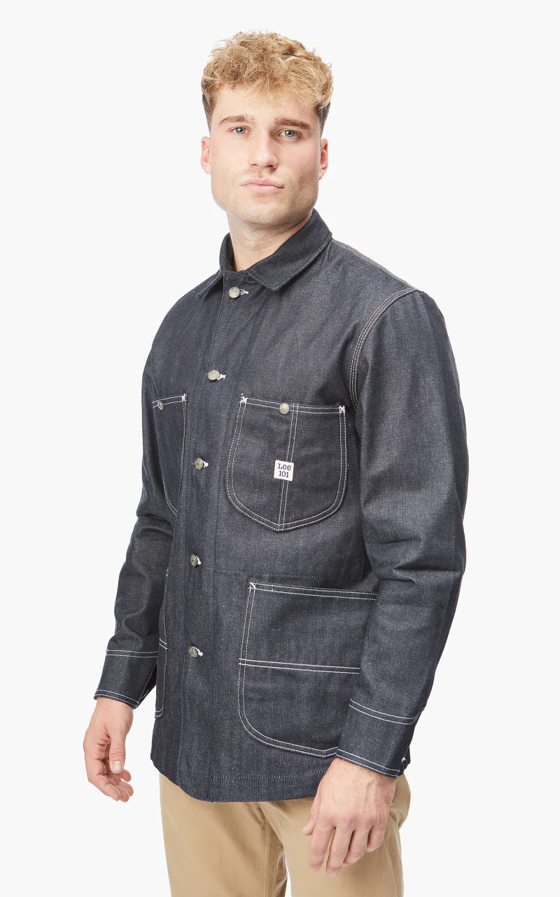 Lee 101 101 Loco Jacket Dry Selvedge Indigo - Image 3