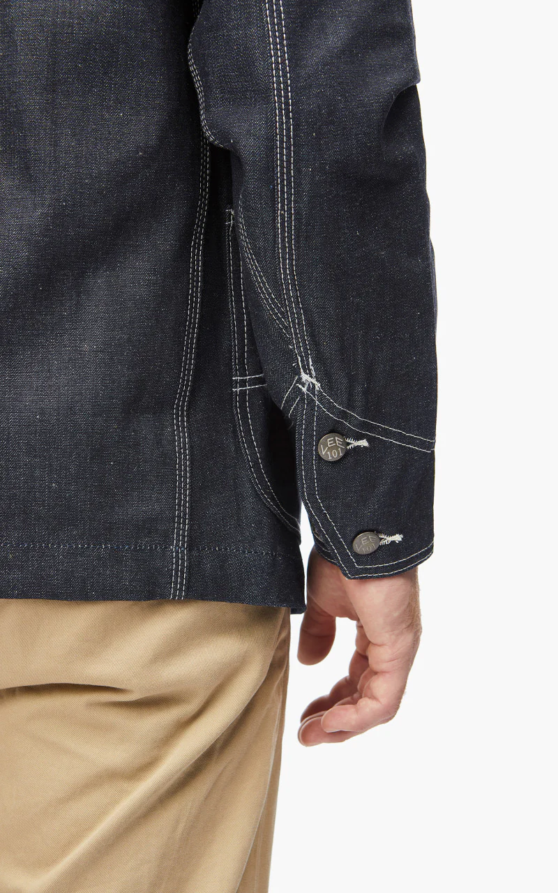 Lee 101 101 Loco Jacket Dry Selvedge Indigo - Image 6