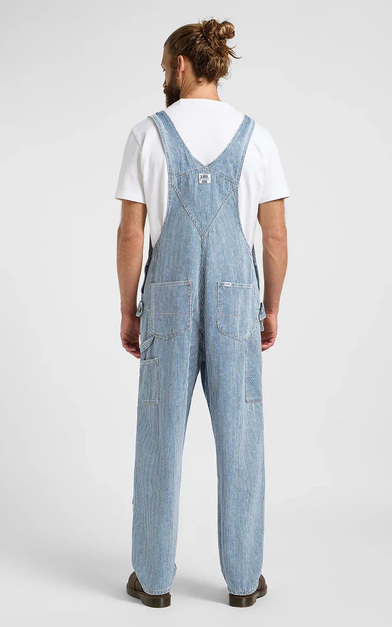 Lee 101 101 Painters Bib Overall Railroad Stripe - Image 4