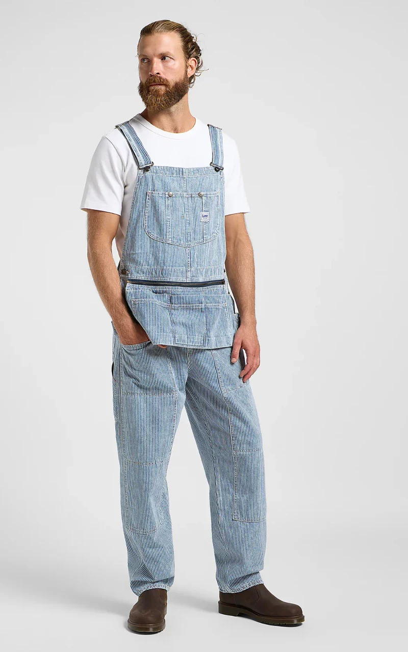 Lee 101 101 Painters Bib Overall Railroad Stripe - Image 5