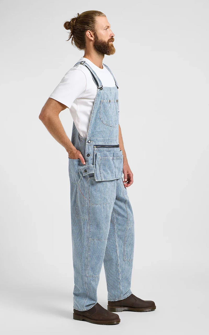 Lee 101 101 Painters Bib Overall Railroad Stripe - Image 6
