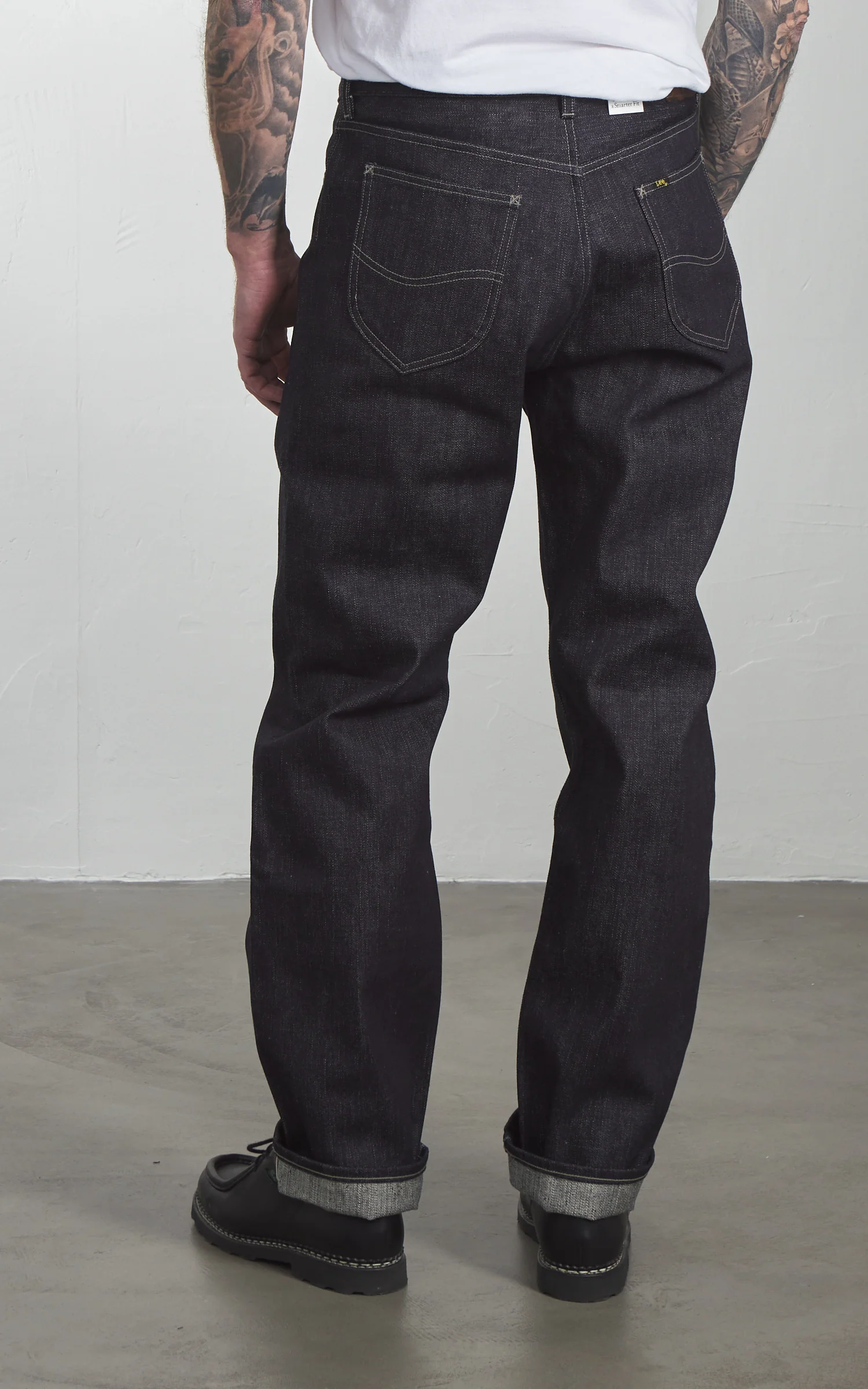 Lee 101 101 R Relaxed Jeans Selvedge Dry Heavyweight Blue 17oz - Image 5