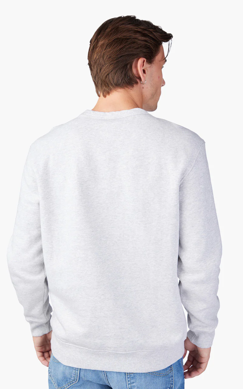 Lee 101 101 Regular Sweatshirt Sharp Grey Mele - Image 6