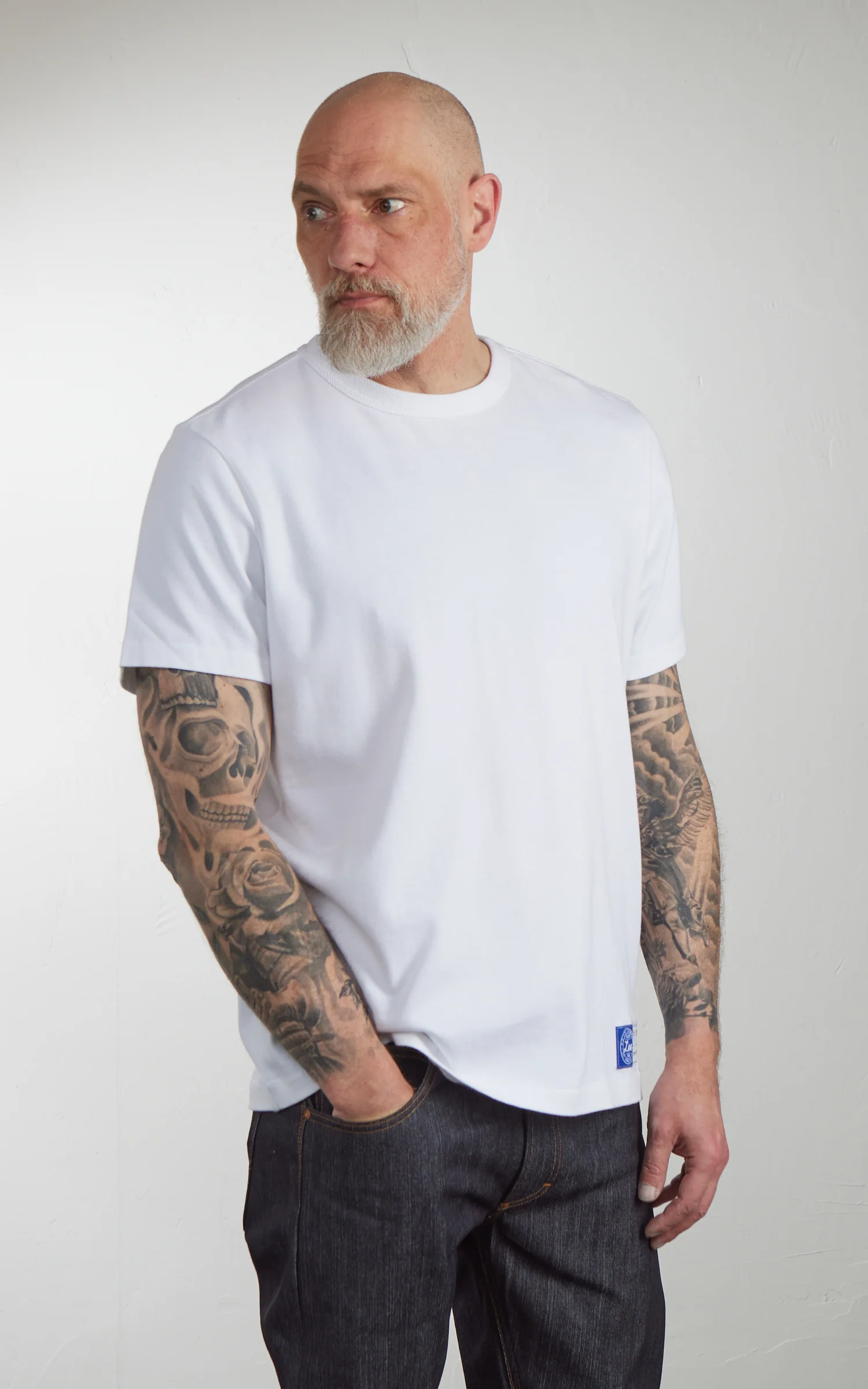 Lee 101 101 Relaxed Tee Bright White - Image 4