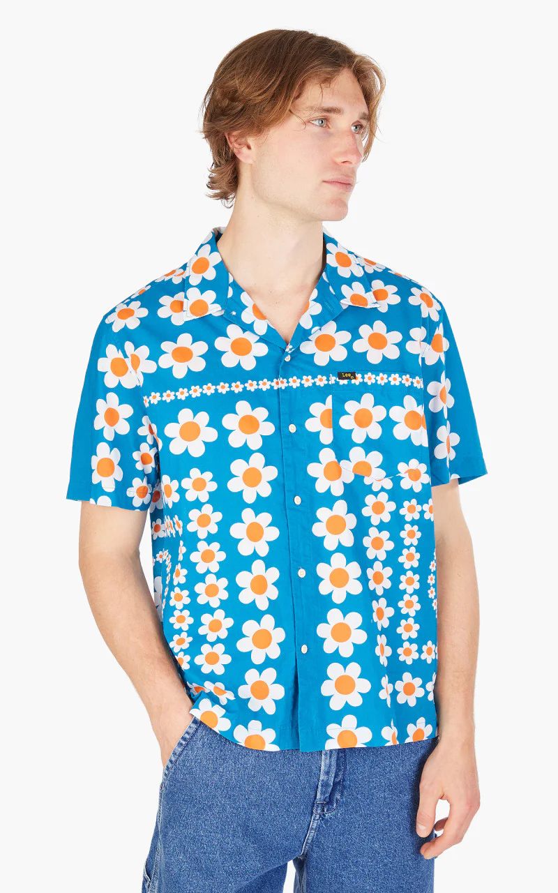 Lee 101 101 Resort Shirt Orange Crush - Image 5